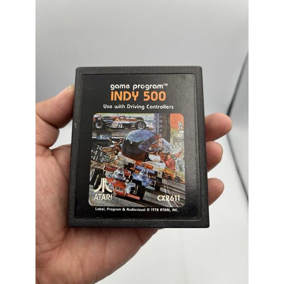 Vintage Atari Indy 500 Game - Picture 1 of 3